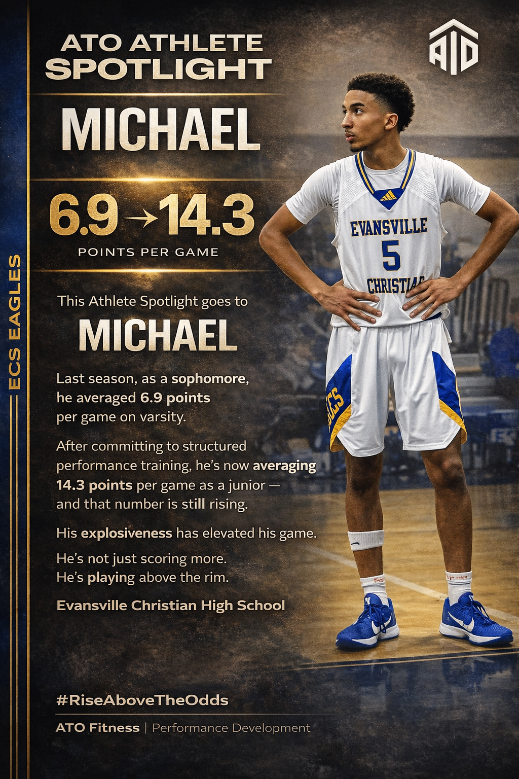 Athlete spotlight — Michael, Evansville Christian basketball